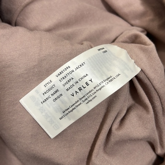 Varley Stratton Sherpa Quarter Zip Pullover Size M - Picture 11 of 13